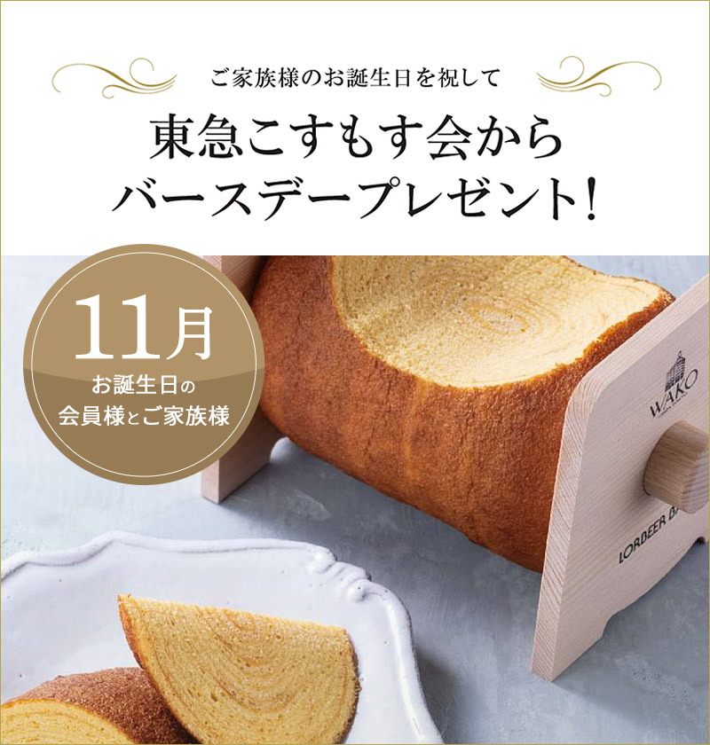 バースデープレゼント11月（ログイン前）