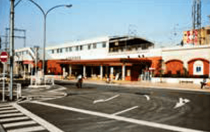 1982（昭和57）年のあざみ野駅前ロータリー