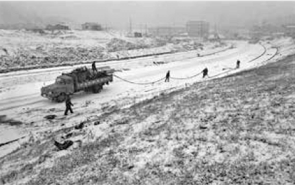 新御堂筋（国道423号）開通前の1966（昭和41）年の桃山台