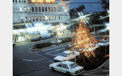 駅ビルが立っていた震災前の夙川駅